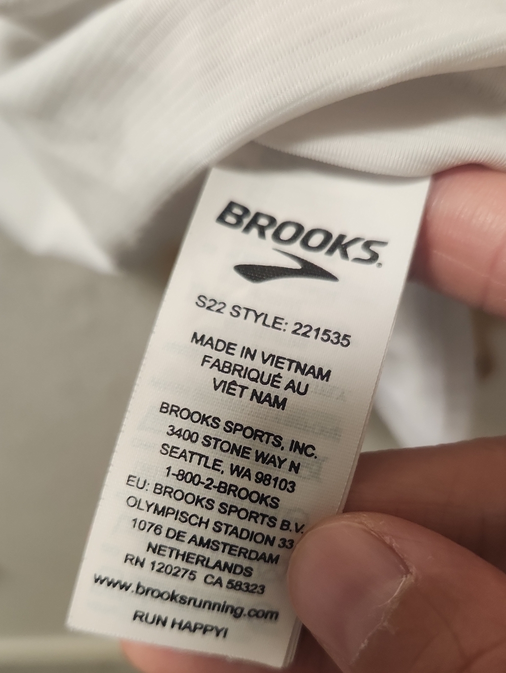 Brooks Sprint Free Tank Top Womens Medium White Running - Picture 11 of 16